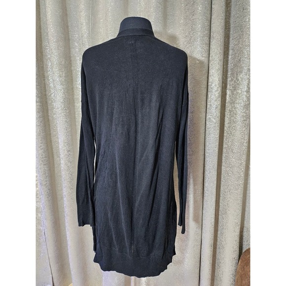 Old navy Solid Open Front Long Knit Cardigan Sweaters with Pockets M - Picture 4 of 8